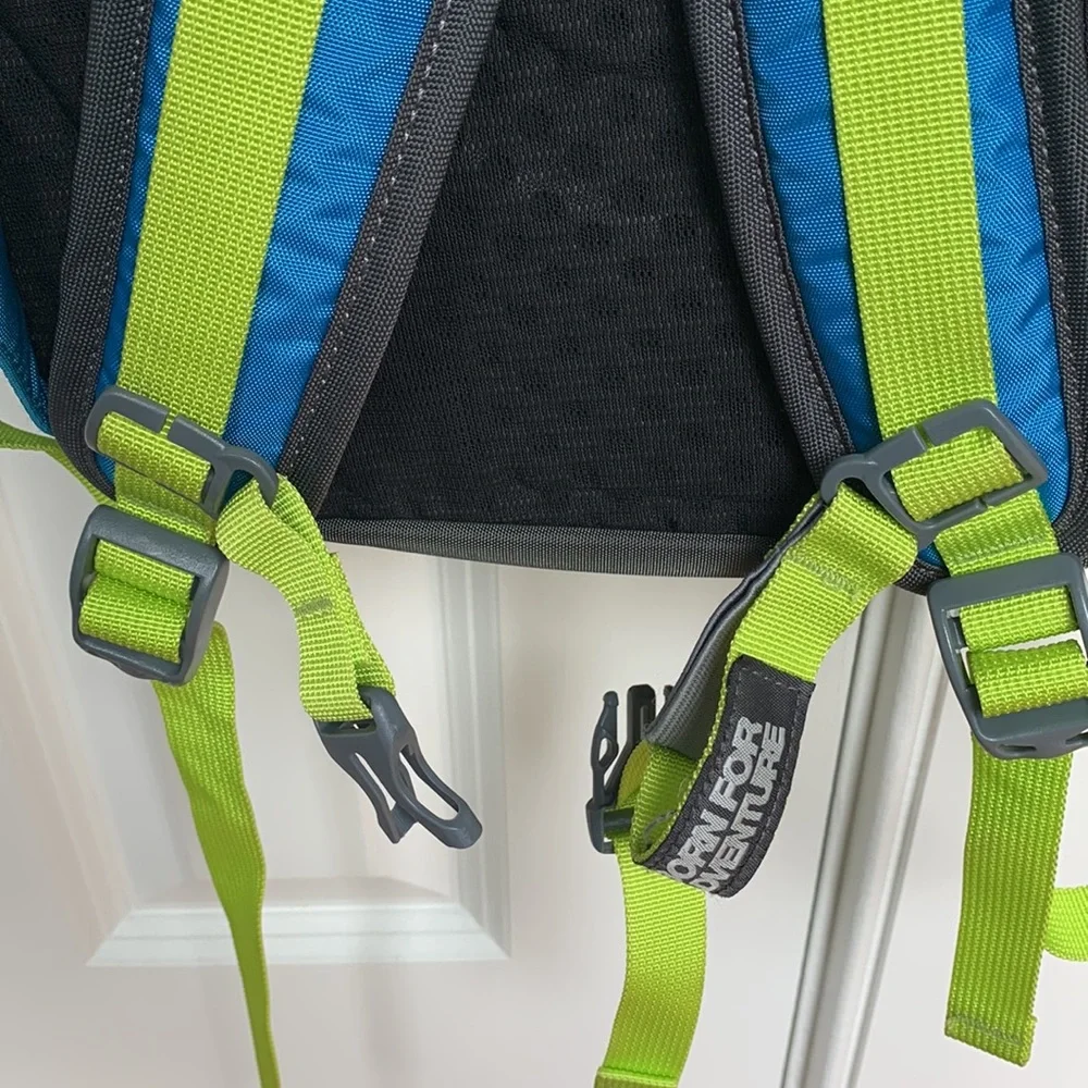 Kids Blue & Lime Backpack